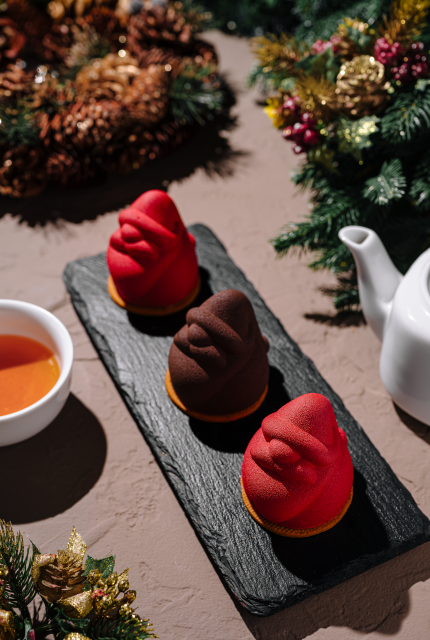 Десерт "Дед Мороз"