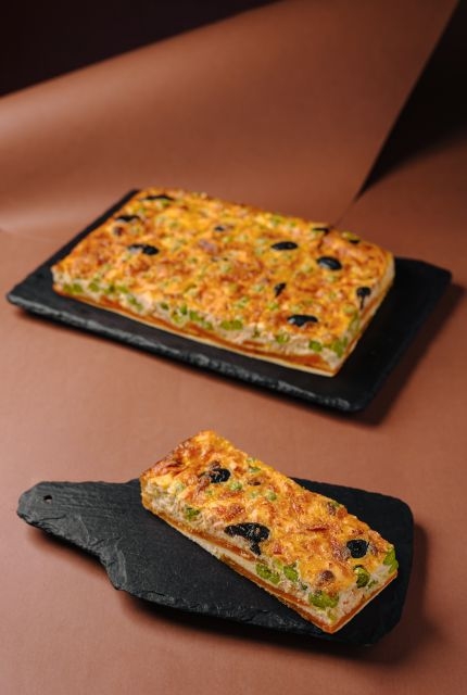 Запеканка с бататом и лососем